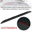 Rear Third Brake Light For Mercedes Benz Vito W447 Marco Polo Metris 14-25 Black-2