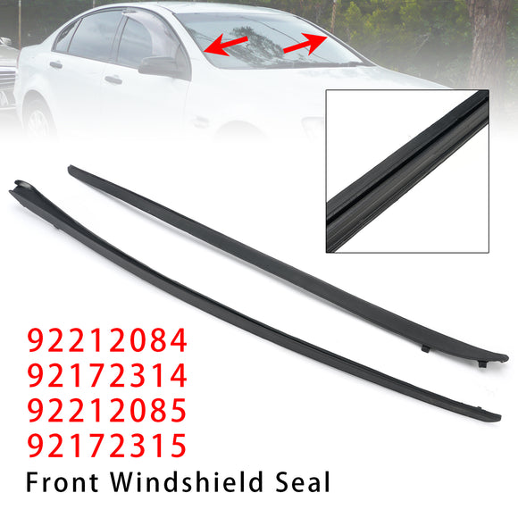 2PCS Left+Right Front Windshield Rubber Molding Trim For Pontiac G8 GT GXP 08-09