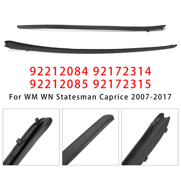 2PCS Left+Right Front Windshield Rubber Molding Trim For Pontiac G8 GT GXP 08-09