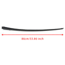 2PCS Left+Right Front Windshield Rubber Molding Trim For Pontiac G8 GT GXP 08-09-8