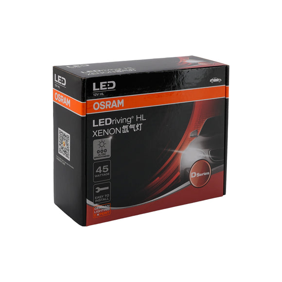 Kit de bombillas para faros LED, lámpara de haz alto y bajo D5S 12V 45W 6000K para OSRAM 166540CW