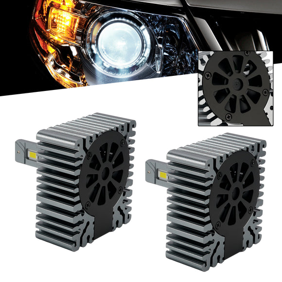 Kit de bombillas para faros LED, lámpara de haz alto y bajo D5S 12V 45W 6000K para OSRAM 166540CW