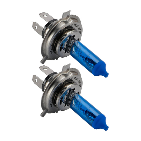 Lampadina alogena per fari potenziata per auto H4 12V 60/55W per HELLA 002 525-582