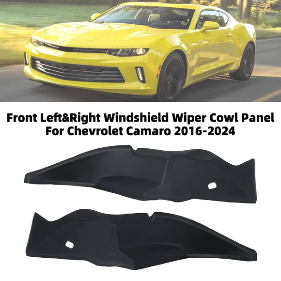 Front Left & Right Windshield Wiper Cowl Panel For Chevrolet Camaro 2016-2024