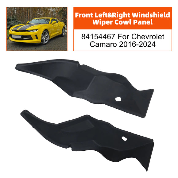 Front Left & Right Windshield Wiper Cowl Panel For Chevrolet Camaro 2016-2024
