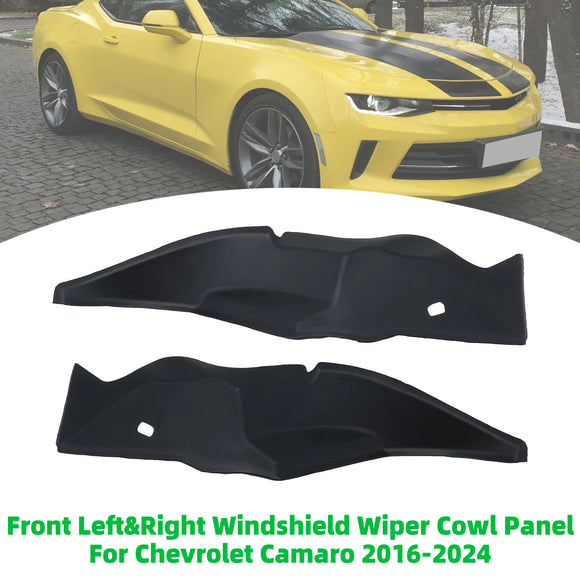 Front Left & Right Windshield Wiper Cowl Panel For Chevrolet Camaro 2016-2024
