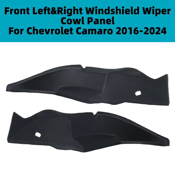 Front Left & Right Windshield Wiper Cowl Panel For Chevrolet Camaro 2016-2024