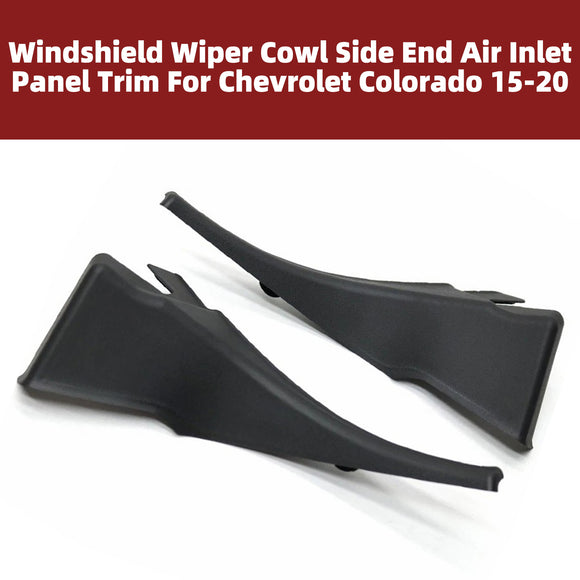 Windshield Wiper Cowl Side End Air Inlet Panel Trim For Chevrolet Colorado