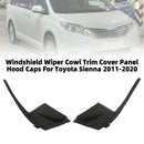 Windshield Wiper Cowl Trim Cover Panel Hood Caps For Toyota Sienna 2011-2020-2