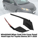 Windshield Wiper Cowl Trim Cover Panel Hood Caps For Toyota Sienna 2011-2020-3