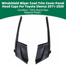 Windshield Wiper Cowl Trim Cover Panel Hood Caps For Toyota Sienna 2011-2020-7