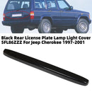 Black Rear License Plate Lamp Light Cover 5FL86ZZZ For Jeep Cherokee 1997-2001-4