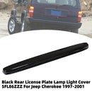 Black Rear License Plate Lamp Light Cover 5FL86ZZZ For Jeep Cherokee 1997-2001-3