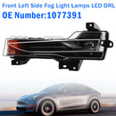 Front Left Side Fog Light Lamps LED DRL 1077391 For Tesla Model 3 Y 2017?2023-3