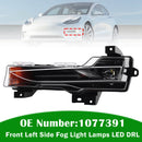 Front Left Side Fog Light Lamps LED DRL 1077391 For Tesla Model 3 Y 2017?2023-5