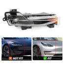 Pair Fog Light Lamps LED DRL For Tesla Model 3 Y 2017?2023-10