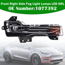 Front Right Fog Light Lamps LED DRL 1077392 For Tesla Model 3 Y 2017?2023-6