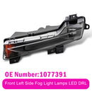 Front Left Side Fog Light Lamps LED DRL 1077391 For Tesla Model 3 Y 2017?2023-6
