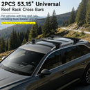 Portapacchi per auto universale in alluminio da 135 cm, con barra trasversale, con serratura-15