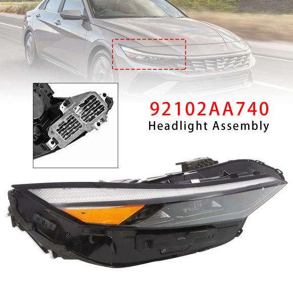 Right LED Headlight Assembly 92102AA740 For Hyundai Elantra 2024-2025