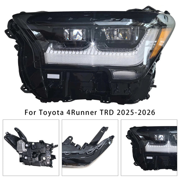 Left LED Headlight 81140-35681 For Toyota 4Runner TRD 2025-2026