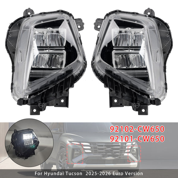 Front Left+Right Headlight Assembly For Hyundai Tucson 2025-2026 Euro Version