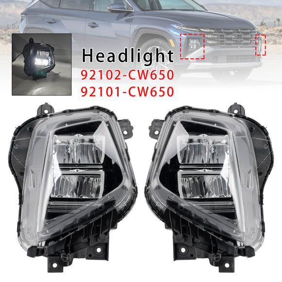 Front Left+Right Headlight Assembly For Hyundai Tucson 2025-2026 Euro Version