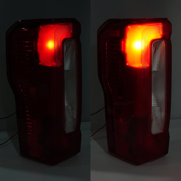 2023-2025 Ford F250 F350 F450 Super Duty Left+Right Halogen Tailight PC3Z-13404-D PC3Z-13405-D
