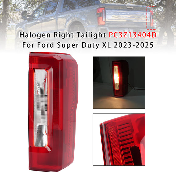 Ford F250 F350 F450 XL/XLT/STX 2023-2026 Höger halogenbakljusenhet förarsida PC3Z13404D PC3Z-13404-D