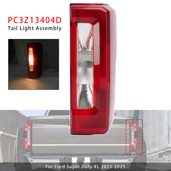 Ford F250 F350 F450 XL/XLT/STX 2023-2026 Höger halogenbakljusenhet förarsida PC3Z13404D PC3Z-13404-D