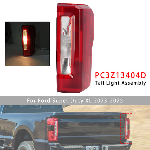 Ford F250 F350 F450 XL/XLT/STX 2023-2026 Höger halogenbakljusenhet förarsida PC3Z13404D PC3Z-13404-D