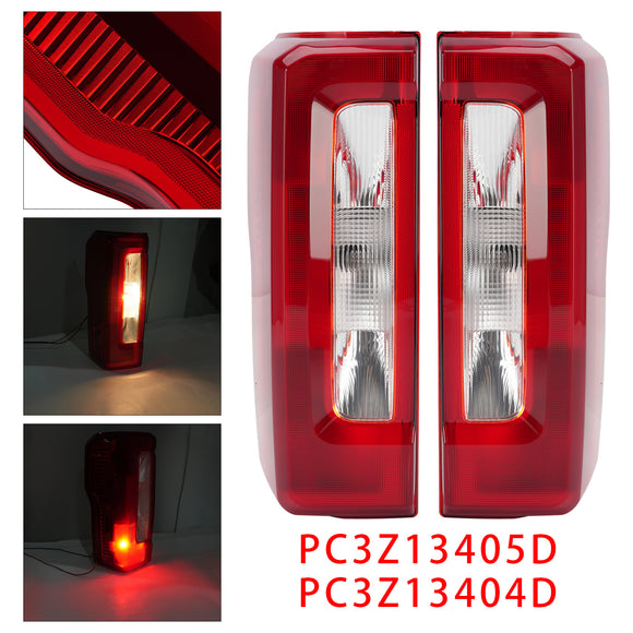 2023-2025 Ford F250 F350 F450 Super Duty Left+Right Halogen Tailight PC3Z-13404-D PC3Z-13405-D