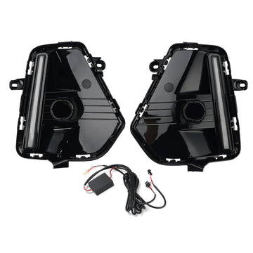 Pair Front Bumper LED DRL Daytime Running Light For Toyota RAV4 2026-2027