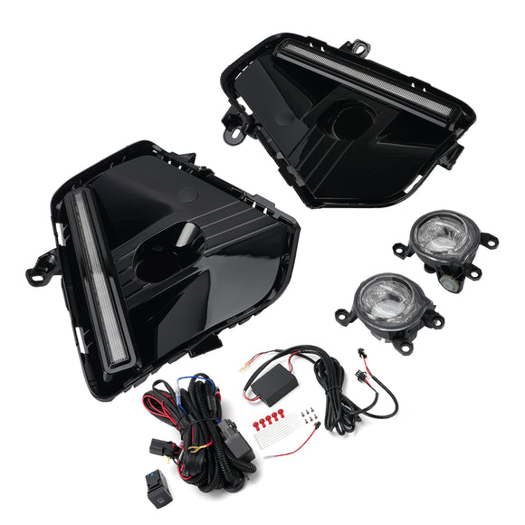 Juego de faros antiniebla y luces de circulación diurna LED DRL para Toyota RAV4 2026-2027