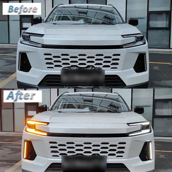 Coppia luci di marcia diurna a LED DRL per paraurti anteriore per Toyota RAV4 2026-2027