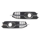 2PCS Car Front Bumper Fog Light Grille For Audi A6 C7 S-Line 2012-2014-1