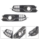 2PCS Car Front Bumper Fog Light Grille For Audi A6 C7 S-Line 2012-2014-7