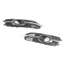 2PCS Car Front Bumper Fog Light Grille For Audi A6 C7 S-Line 2012-2014-17