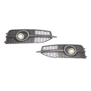 Black Front Bumper Fog Light Grille Cover Bezel Fit Audi A7 S7 S-Line 2012-2015-1