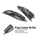 Black Front Bumper Fog Light Grille Cover Bezel Fit Audi A7 S7 S-Line 2012-2015-6