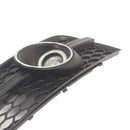 Black Front Bumper Fog Light Grille Cover Bezel Fit Audi A7 S7 S-Line 2012-2015-11