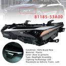 2021–2023 Lexus IS300 IS350 Linke Bi-LED-Scheinwerferbaugruppe 81185-53A00 8118553A00 Fahrerseite-3