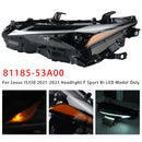 2021–2023 Lexus IS300 IS350 Linke Bi-LED-Scheinwerferbaugruppe 81185-53A00 8118553A00 Fahrerseite-7