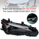 Farol LED direito 81145-53A00 para Lexus IS300 IS350 2021-2023-2