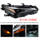 Farol LED direito 81145-53A00 para Lexus IS300 IS350 2021-2023-7