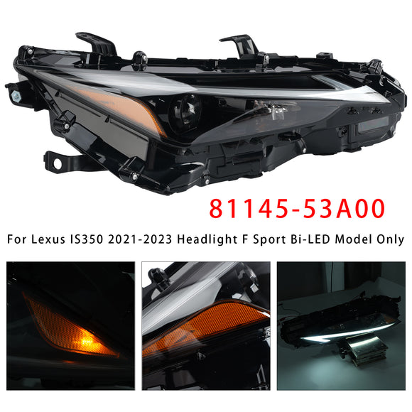 Farol LED direito 81145-53A00 para Lexus IS300 IS350 2021-2023