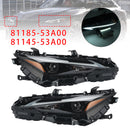 Left+Right LED Headlight 81185-53A00 81145-53A00 For Lexus IS300 IS350 2021-2023-3