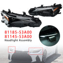 Left+Right LED Headlight 81185-53A00 81145-53A00 For Lexus IS300 IS350 2021-2023-4