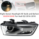 Right Xenon Headlight W/ Bulb and Ballast 8U0941044E For Audi Q3 2016-2018-2