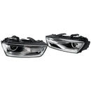 Left+Right Xenon Headlight W/ Bulb Ballast 8U0941043E 8U0941044E For Audi Q3-1